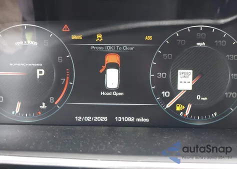 2016 Land Rover Range Rover Sport 5.0L V8 Supercharged/5.0L V8 Supercharged Dynamic z USA, uszkodzony, nr VIN SALWR2EF3GA594587